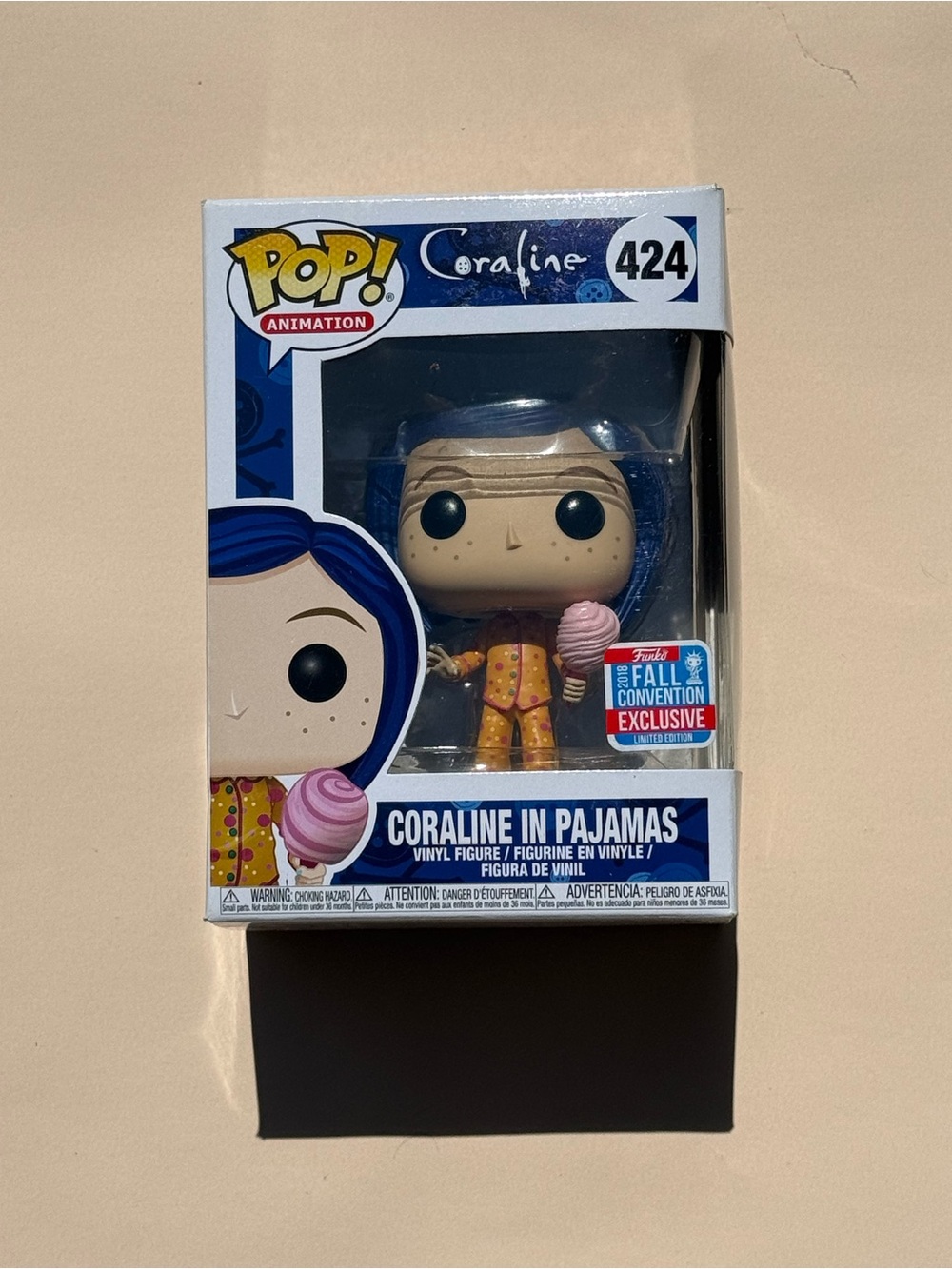 Funko Pop! Coraline in Pajamas #424 2018 Fall Convention Exclusive